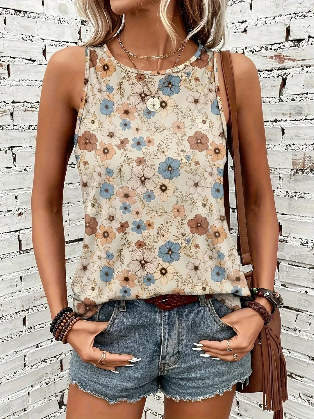 REYA | COMFORTABLE FLORAL SUMMER TOP