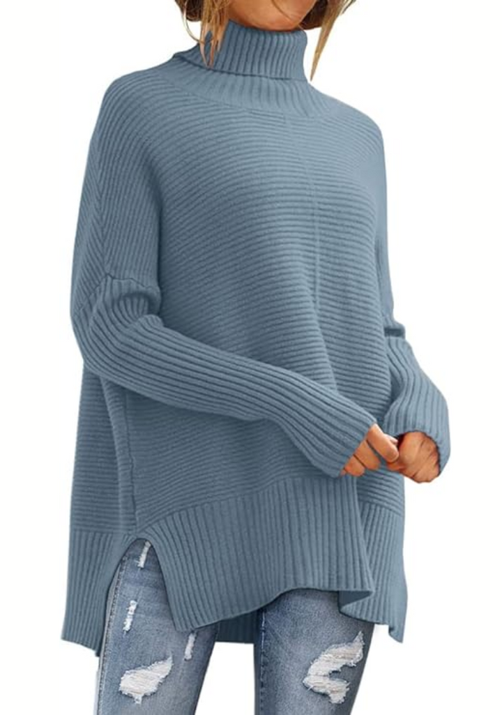 Megan | Elegant Relaxed Turtleneck Sweater