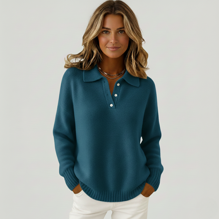 Emma | Soft sweater with collar