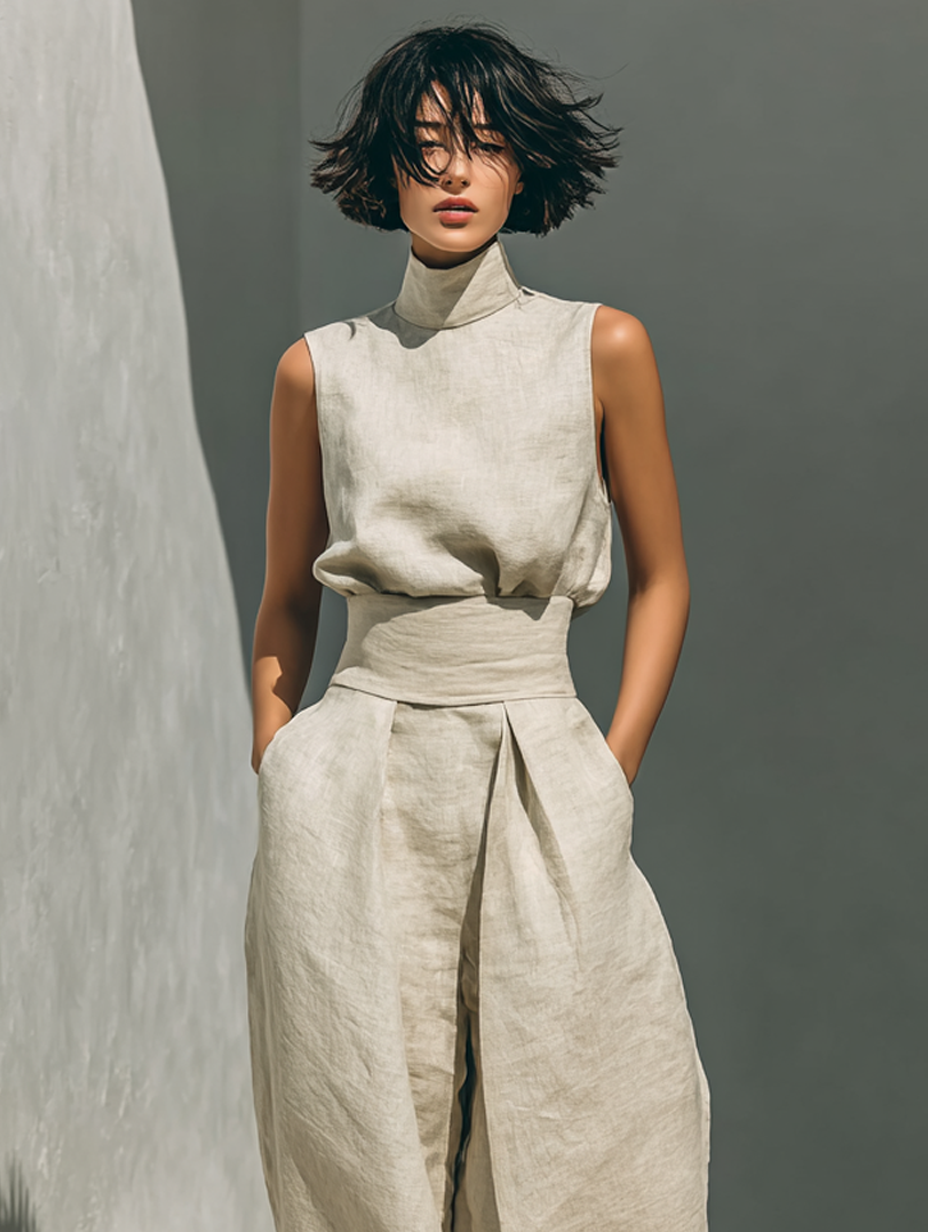 Bella - Cotton & Linen Minimalist Set