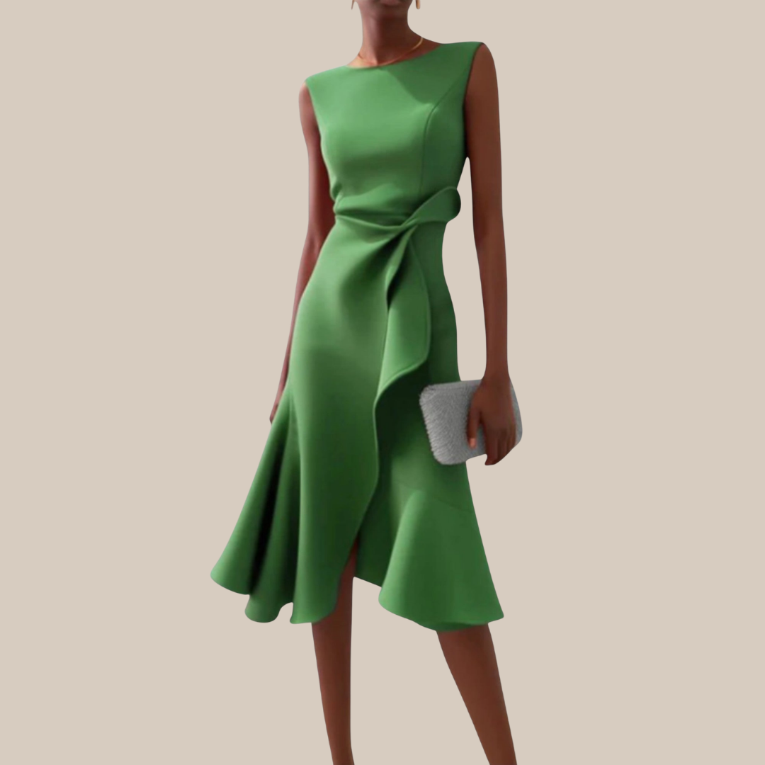 Marit| Sophisticated Midi Dress