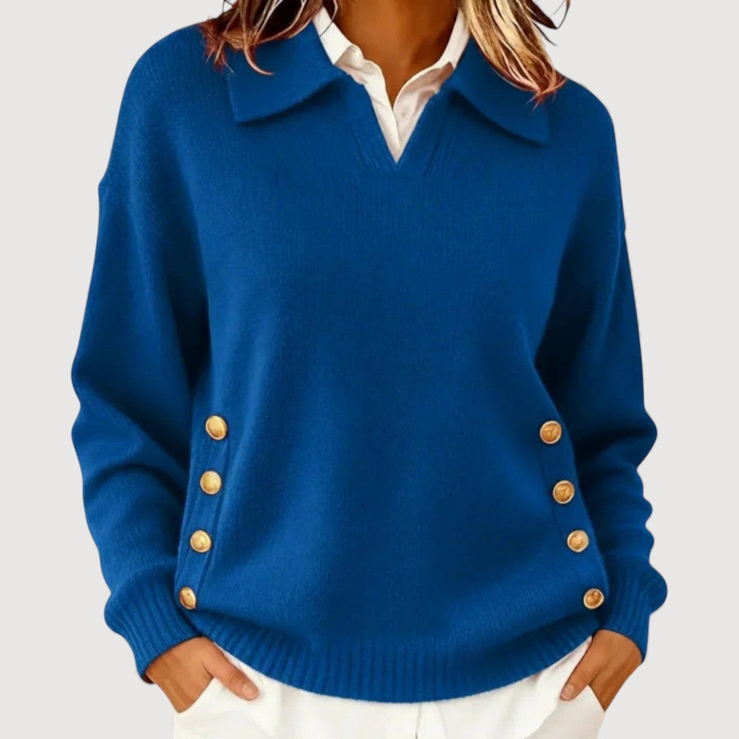 AIRA | BUTTON DETAIL SWEATER
