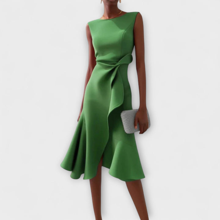 Marit| Sophisticated Midi Dress