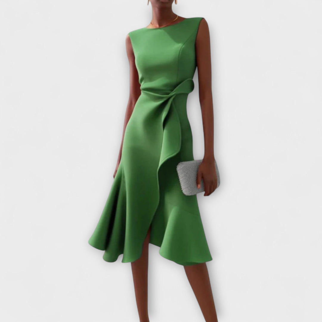 Marit| Sophisticated Midi Dress