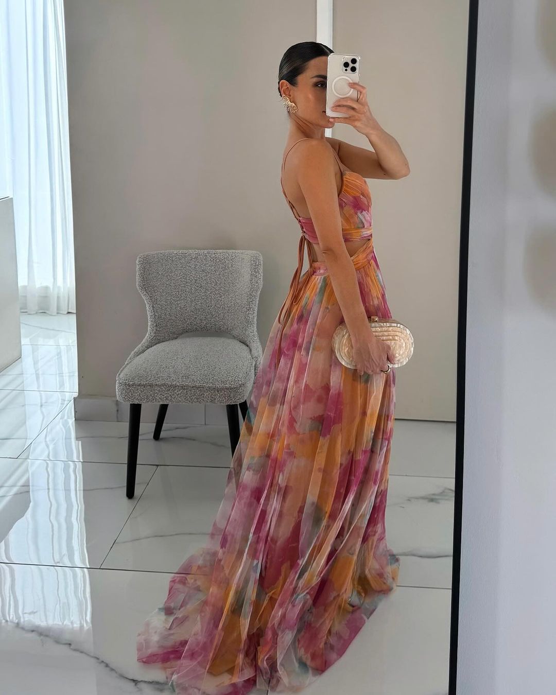 Coralie – Enchanting Floral Print Maxi Dress 🌸