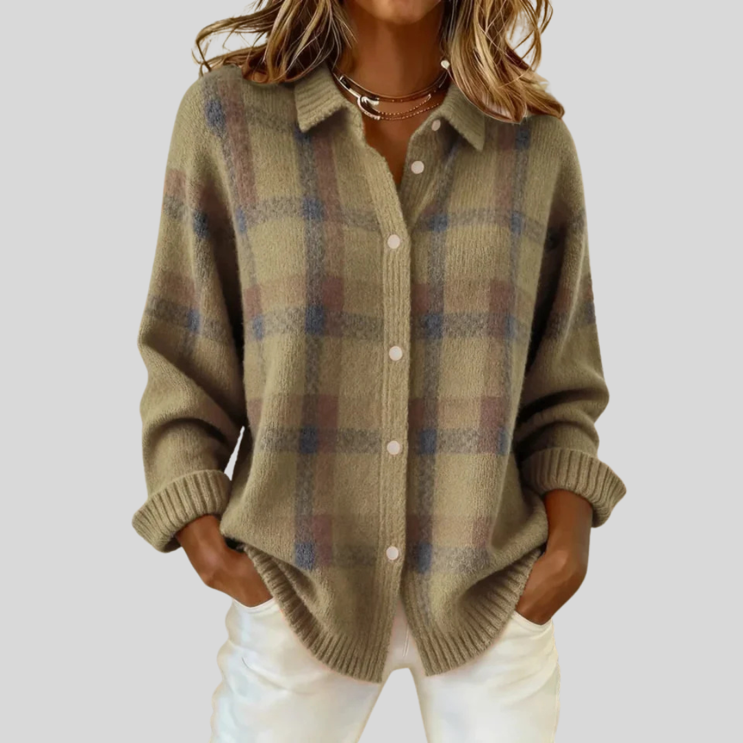 Francesca™ | Retro Check Sweater