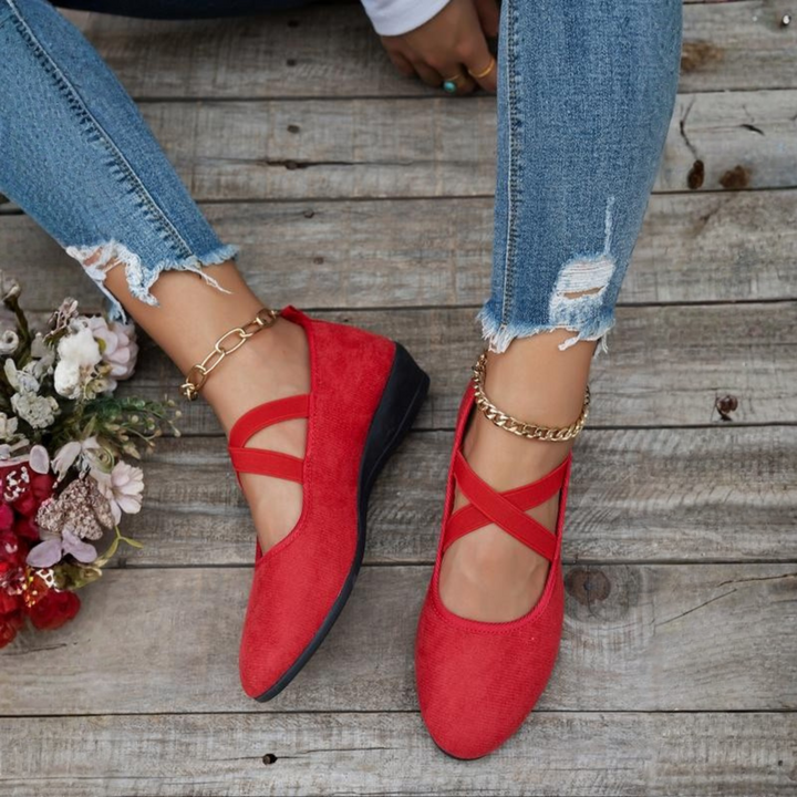 Luna | Closed Wedge Ballerina Shoes
