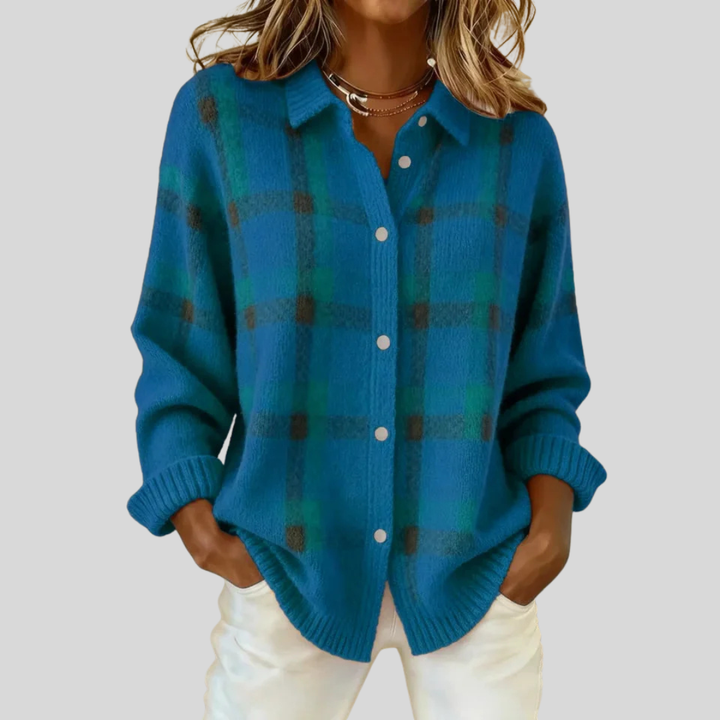 Francesca™ | Retro Check Sweater