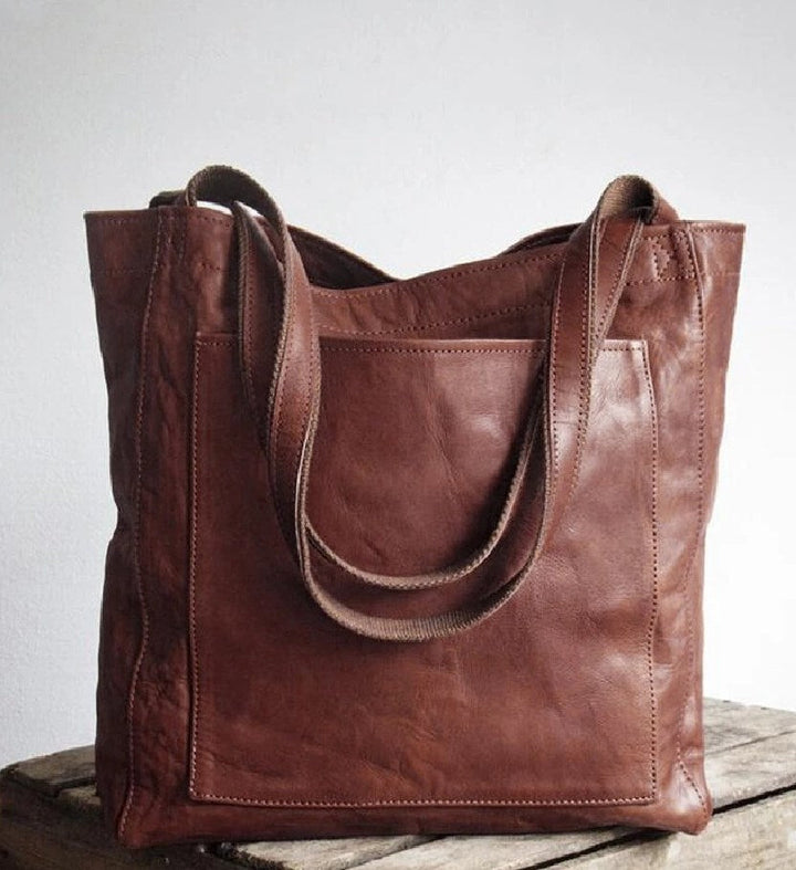 Maya | Classic Leather Tote