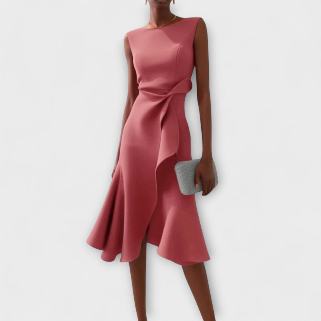 Marit| Sophisticated Midi Dress