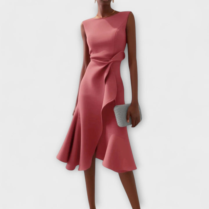 Marit| Sophisticated Midi Dress