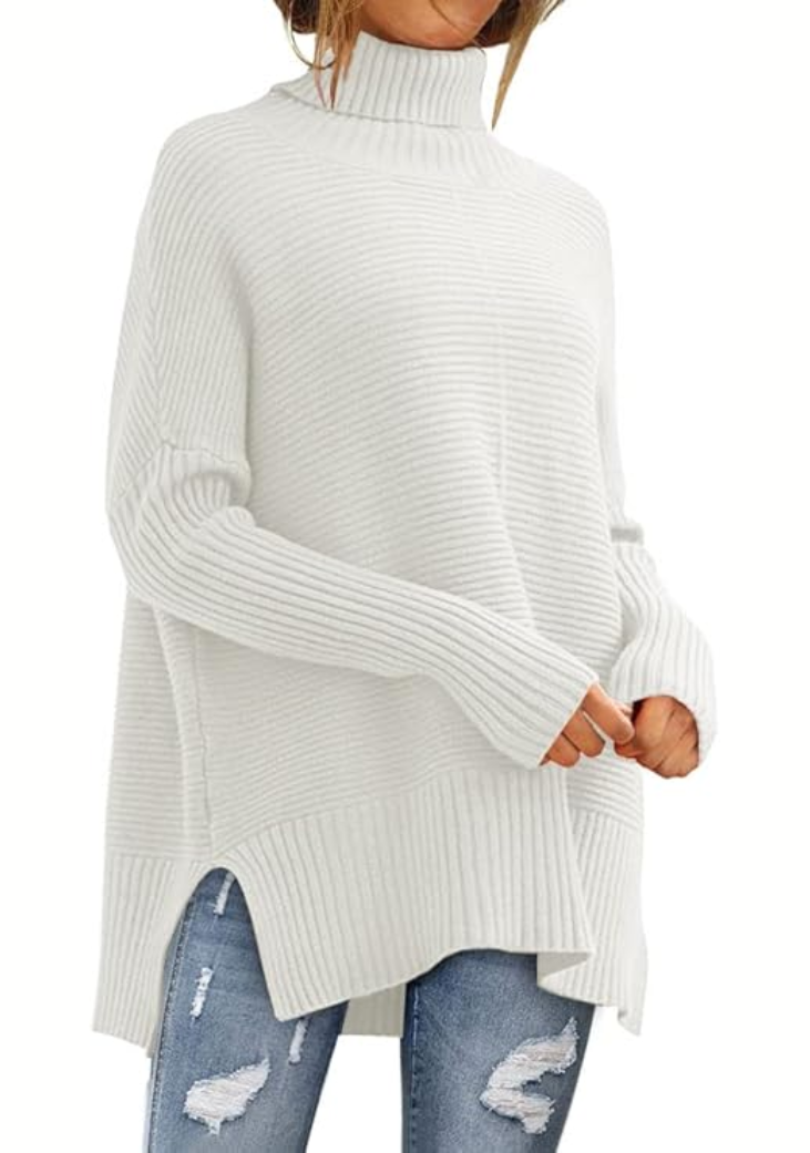 Megan | Elegant Relaxed Turtleneck Sweater