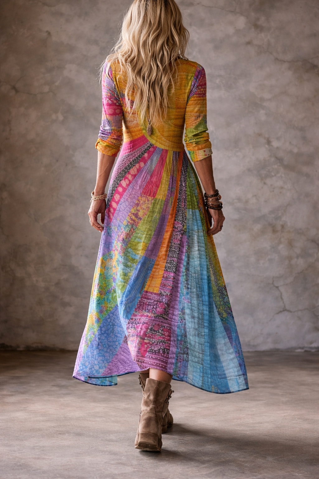 Lucia | Bohemian dress with summer design