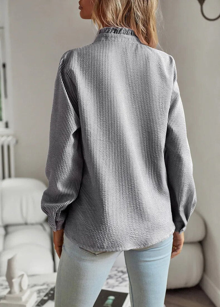 Claire | Stylish Ruffle Detail Blouse