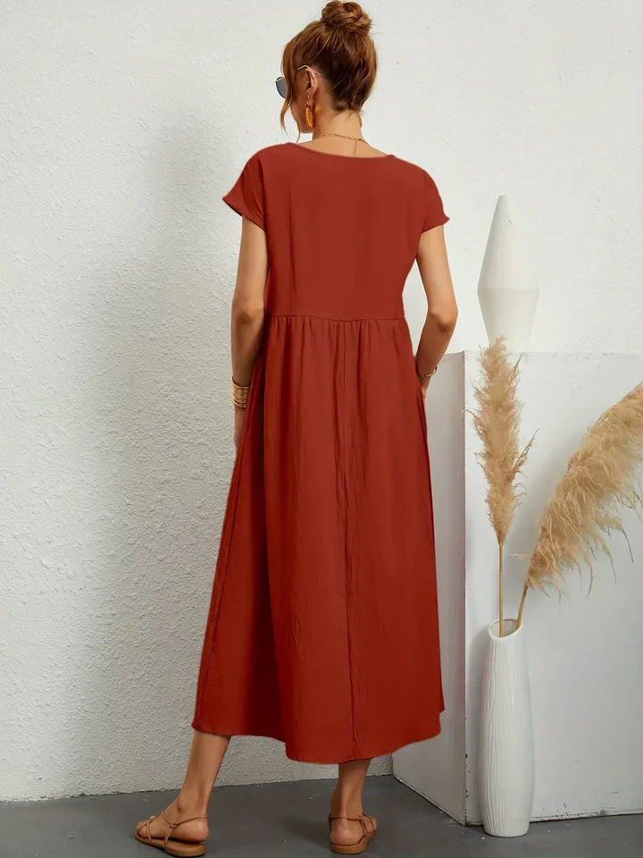 Amira | Elegant Midi Dress with Timeless Design