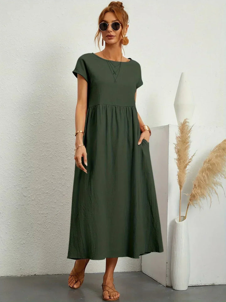 Amira | Elegant Midi Dress with Timeless Design