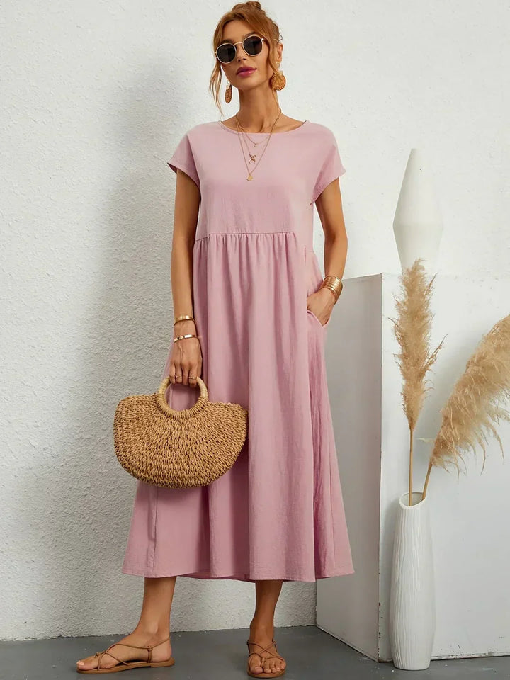 Amira | Elegant Midi Dress with Timeless Design