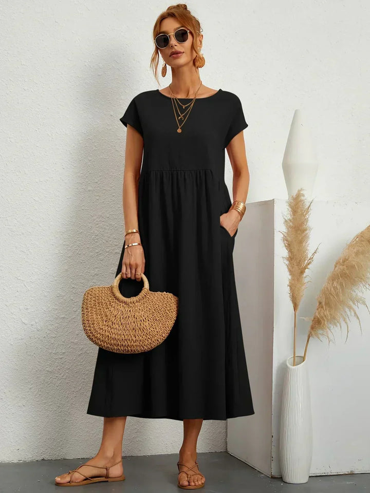 Amira | Elegant Midi Dress with Timeless Design
