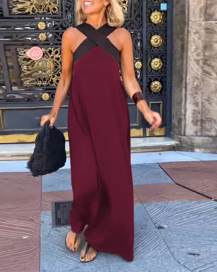 Diana | DRESS WITH CROSSED CUT