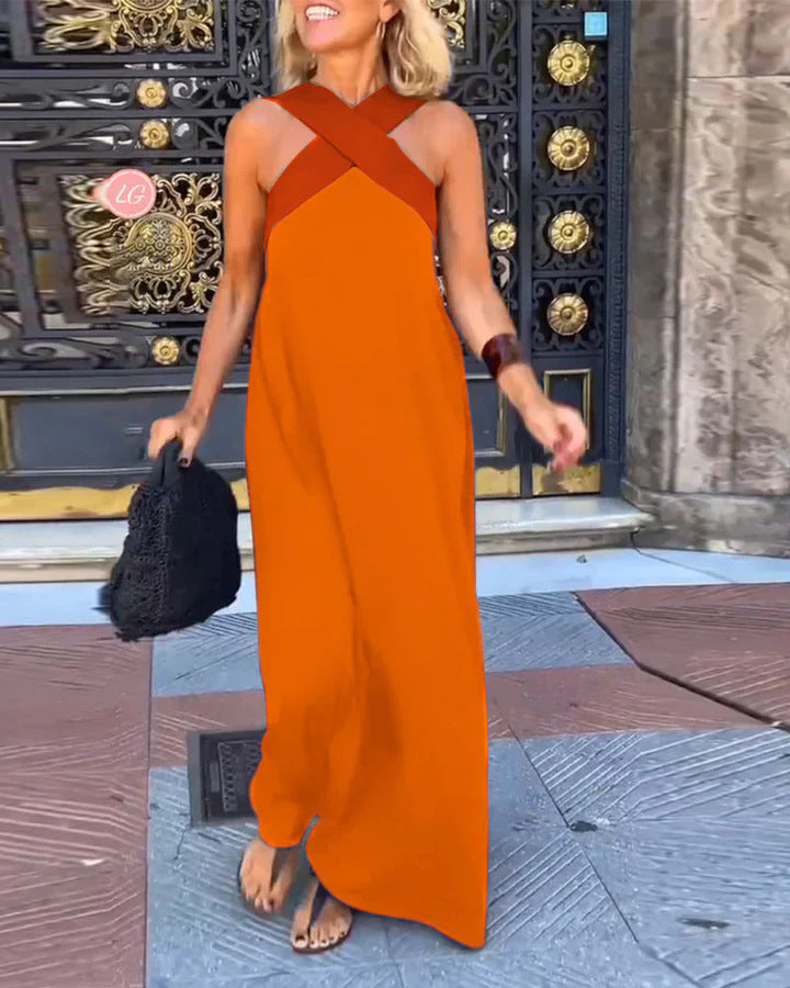 Diana | DRESS WITH CROSSED CUT