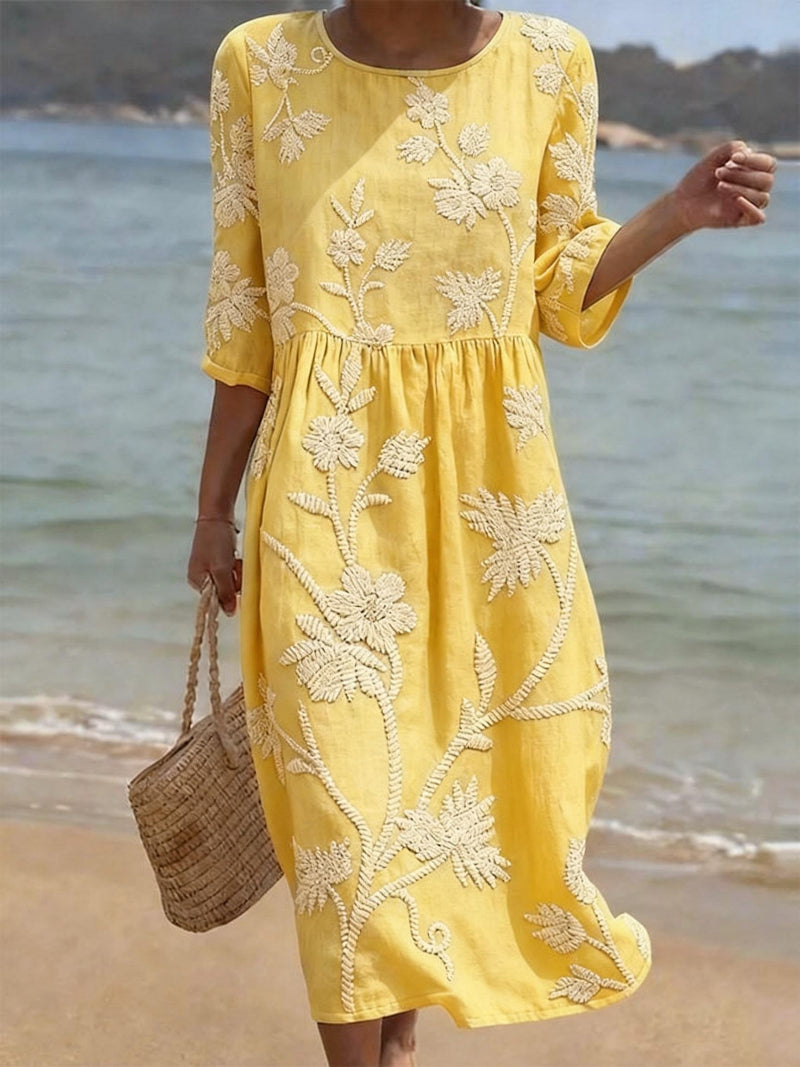 Sophie | Embroidered Vintage Dress