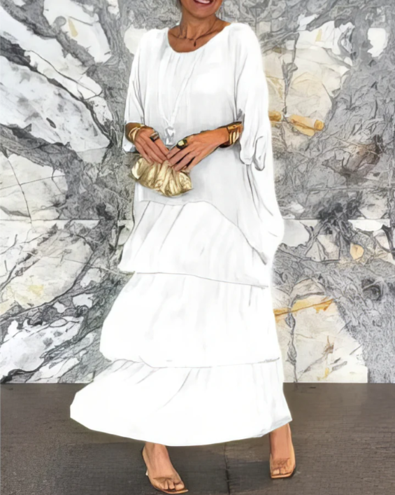 Caroline | Elegant Flowing Maxi Dress