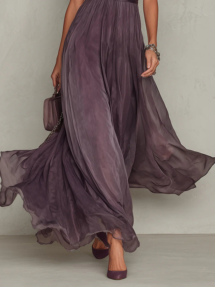 Marit | Vintage Chiffon Maxi Dress