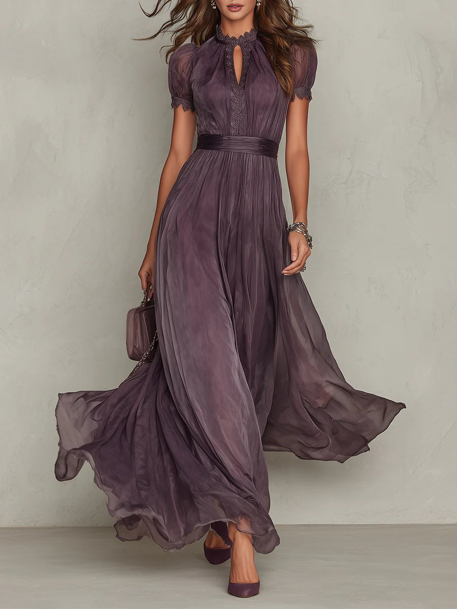 Marit | Vintage Chiffon Maxi Dress
