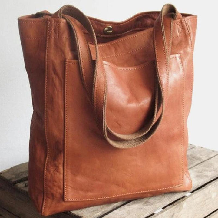 Maya | Classic Leather Tote
