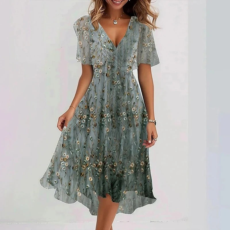 Riley | Elegant Colourful Dress