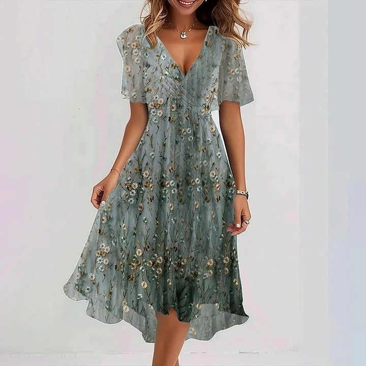 Riley | Elegant Colourful Dress