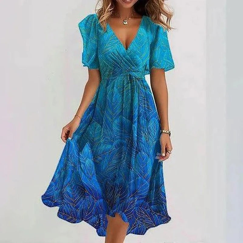 Riley | Elegant Colourful Dress