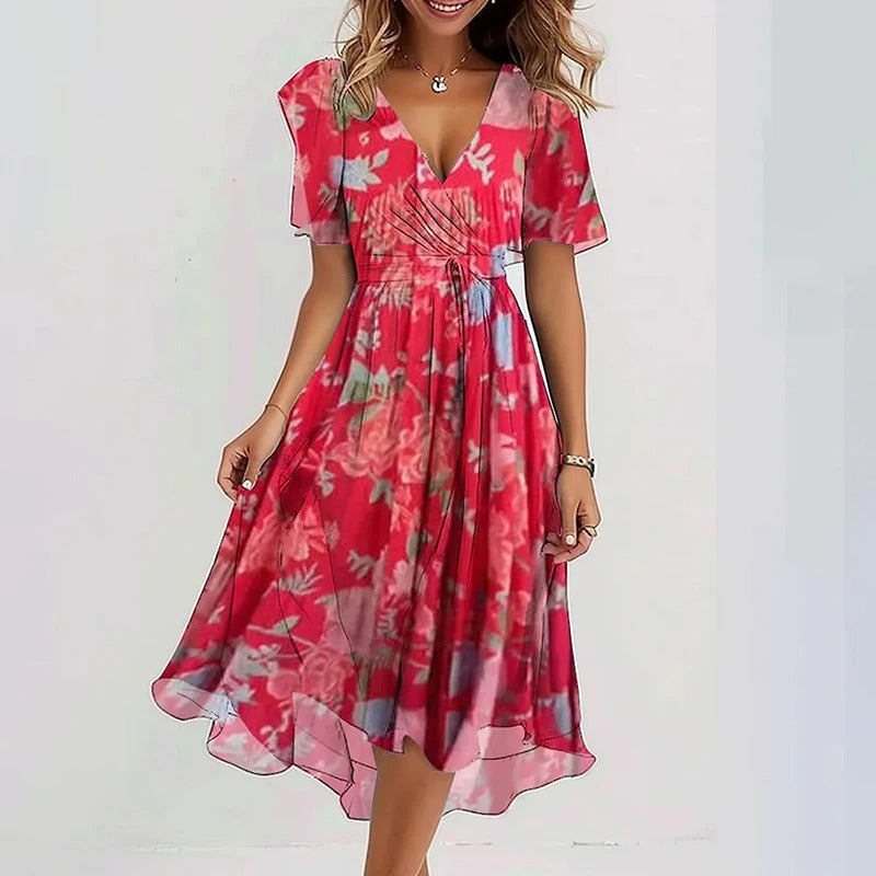 Riley | Elegant Colourful Dress