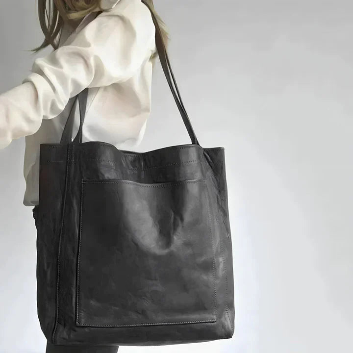 Maya | Classic Leather Tote
