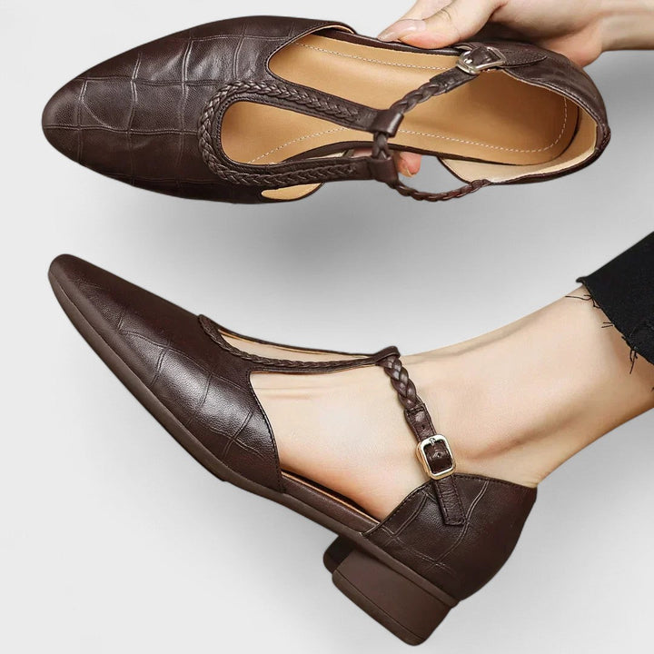 Cassia™ - Orthopedic Leather Shoes