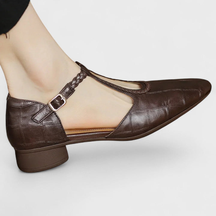 Cassia™ - Orthopedic Leather Shoes