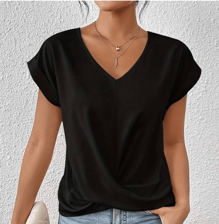 Helen | Tummy-Tucking V-Neck Top