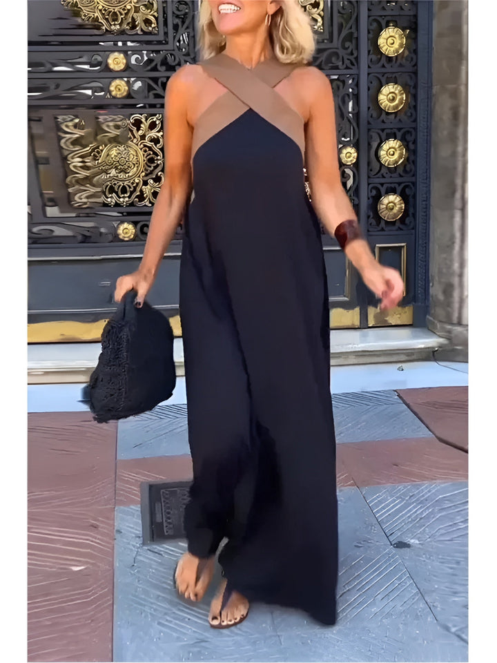 Diana | DRESS WITH CROSSED CUT