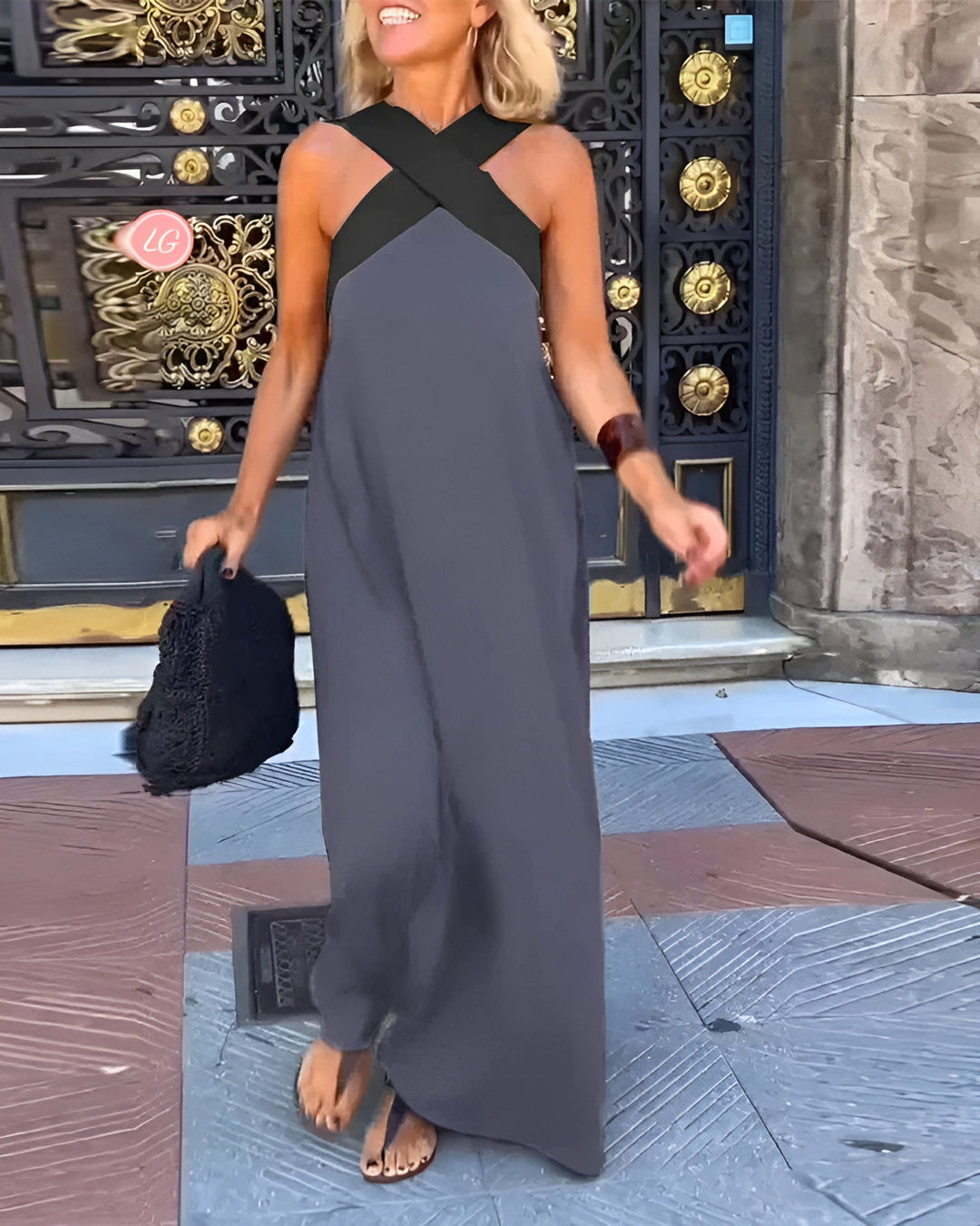 Diana | DRESS WITH CROSSED CUT